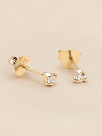 Signature diamond stud 2.9 mm - 0.18 ct