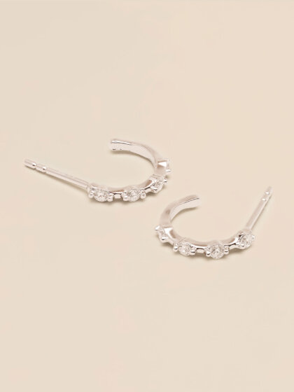 Signature diamond hoop - 0.23 ct