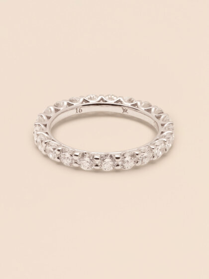 Tiara Full Alliance Diamond Ring 2.8mm/18k